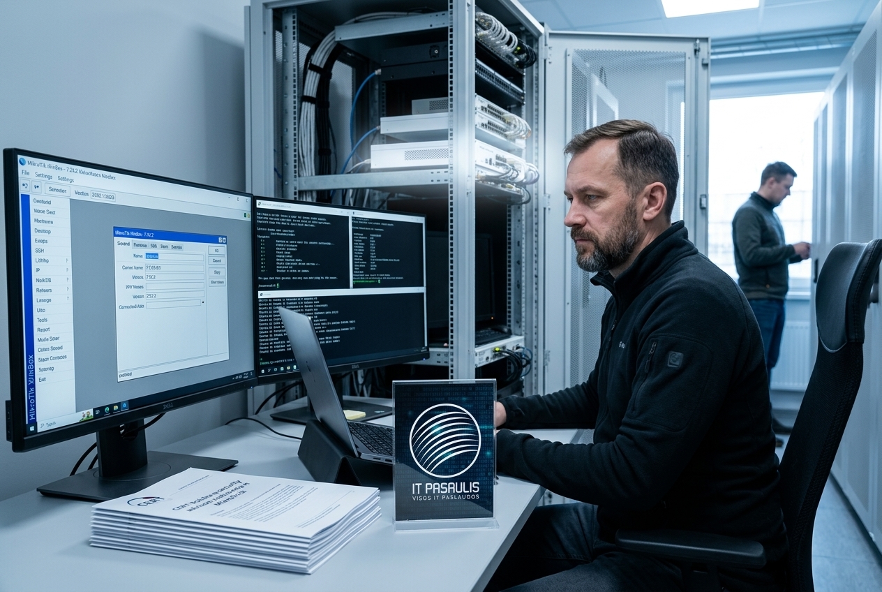 „MikroTrick“: dvi „MikroTik RouterOS“ spragos leido perimti įrenginį be autentifikavimo
