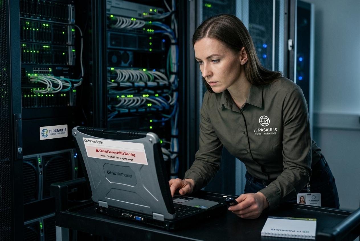 Kritinė „Citrix NetScaler“ saugumo spraga: spalio 12 d. patikslintas paveiktų versijų sąrašas